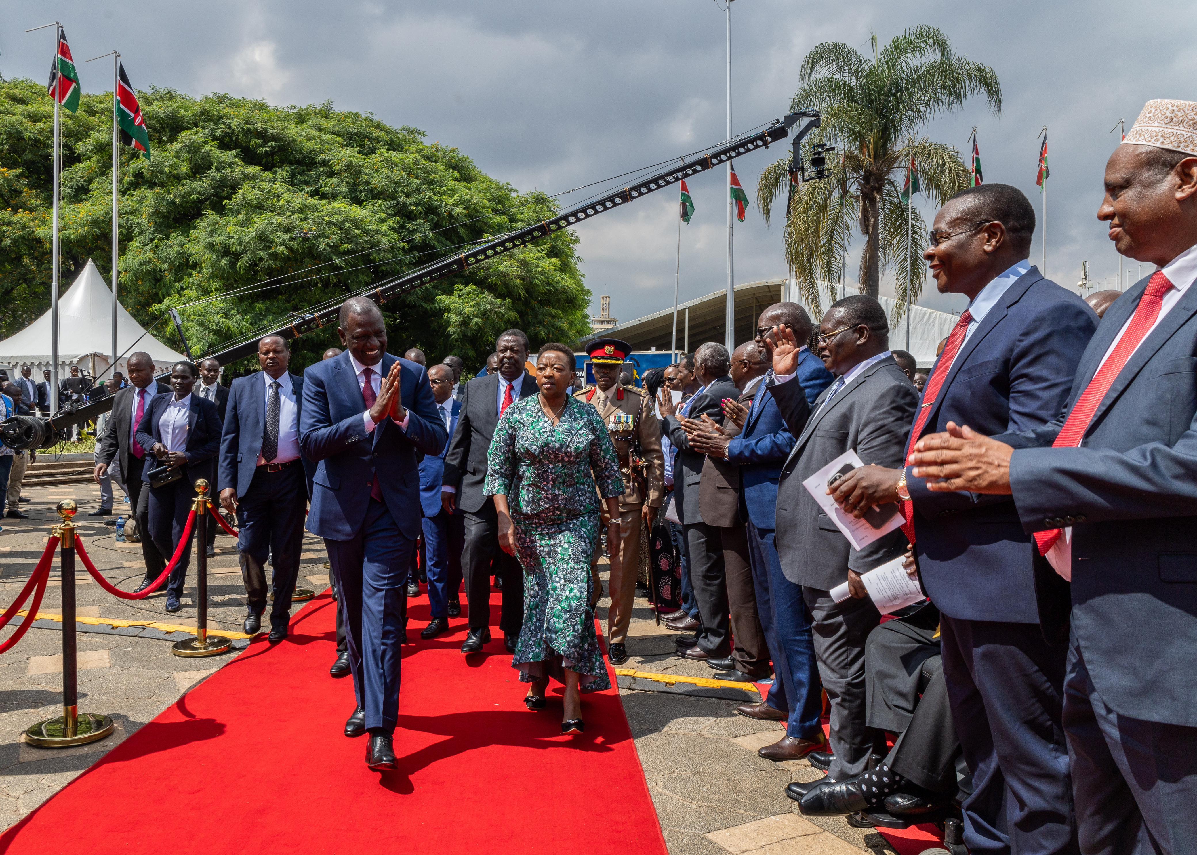 Swearing-in ceremony of Kenya's 3rd Deputy President Kithure Kindiki at KICC, Nairobi on November 1, 2024