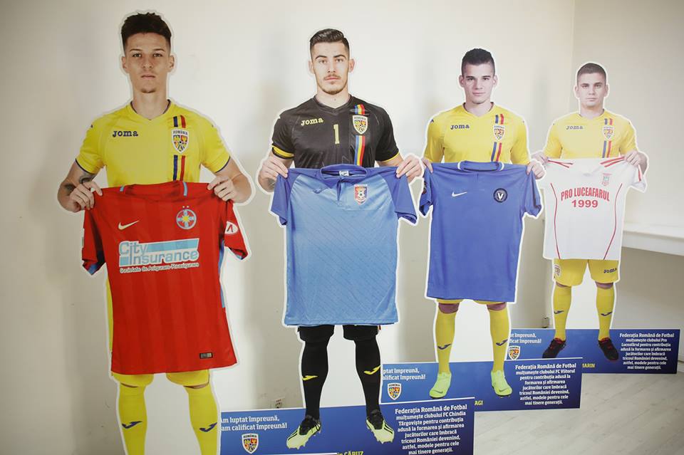 Recunoștință de carton. FRF a trimis cluburilor machete cu fotbaliștii deveniți internaționali. Reacții | GALERIE FOTO&VIDEO
