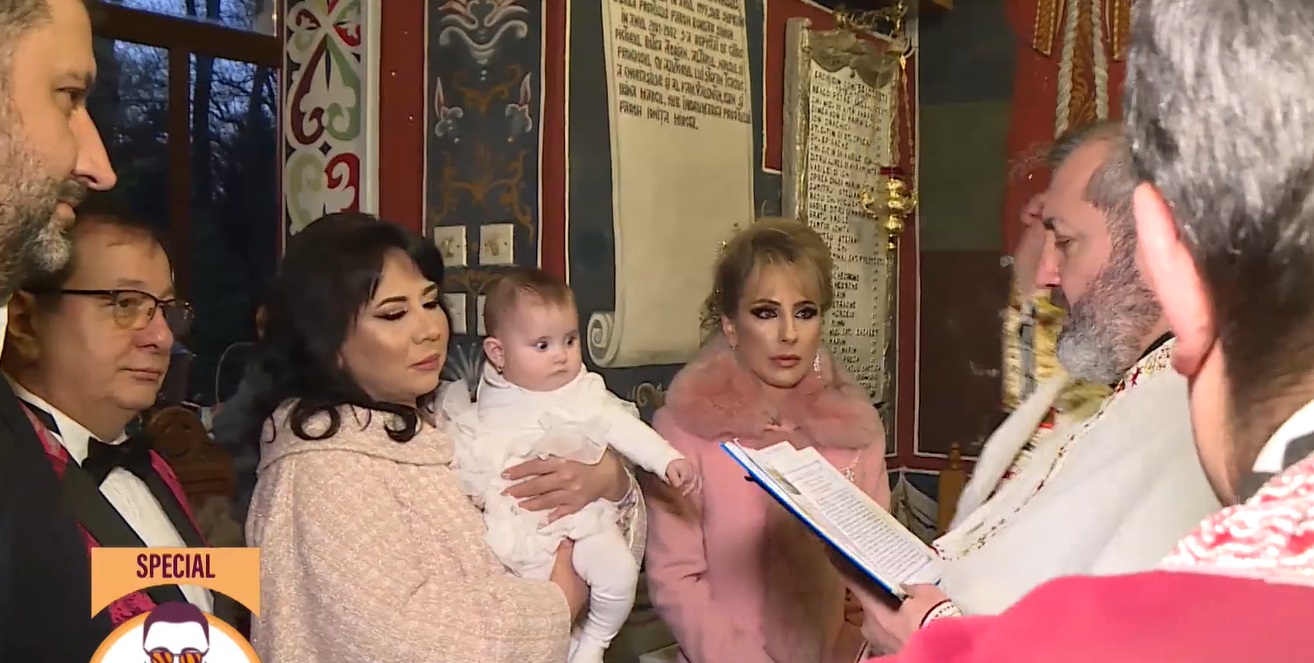 Botez de lux pentru nepoata Irinei Loghin. Peste 200 de invitați au fost prezenți la petrecerea unde artista în vârstă de 83 de ani a recitat o poezie