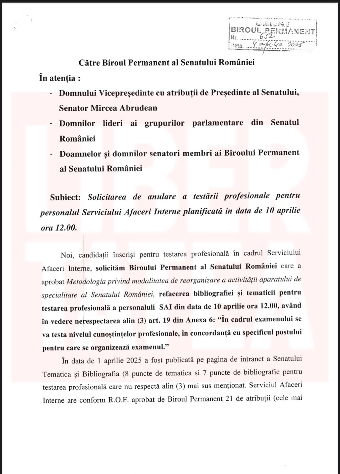 Subiectele pentru concursurile organizate de Senat, scurse în presă. Angajații acuză măsluirea examenelor pentru politrucii aduși de demnitari - EXCLUSIV