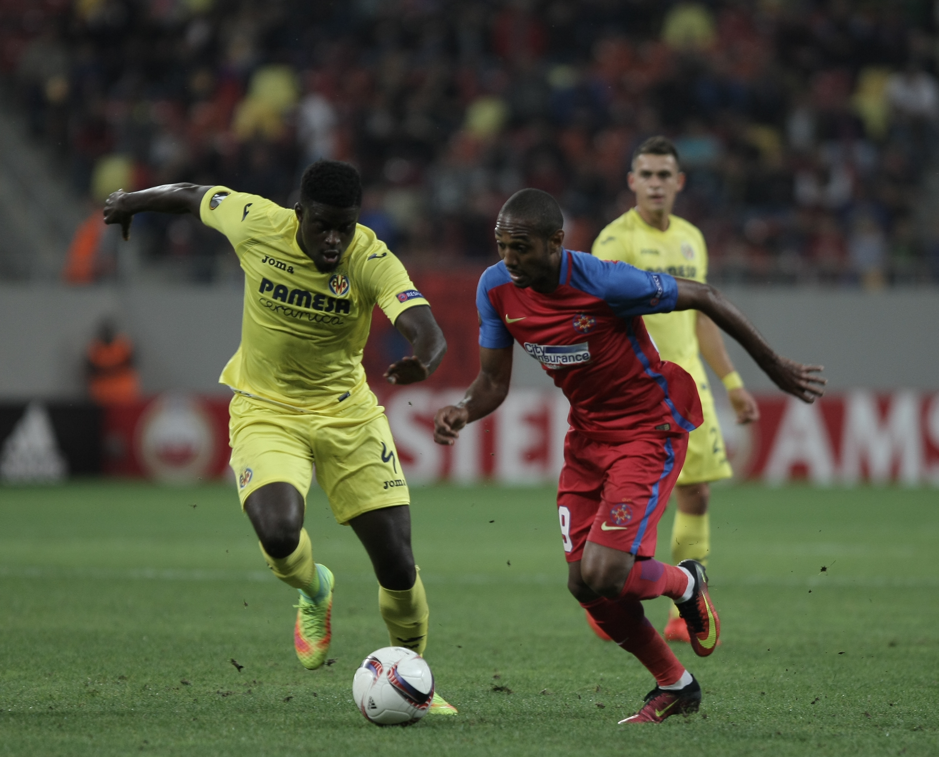 Liga Europa: Steaua - Villarreal 1-1, Zurich - Osmanlîspor 2-1. Muniru a egalat, după ce Borre a deschis scorul. Penalty nedat românilor | LIVE BLOG & VIDEO & GALERIE FOTO