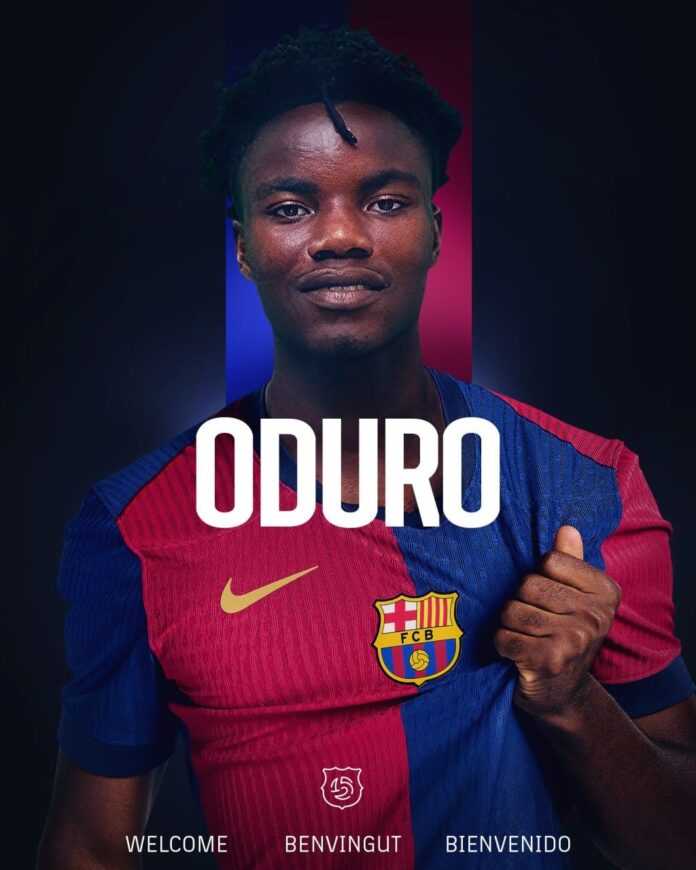 Barcelona sign Ghanaian defender David Oduro from Accra Lion