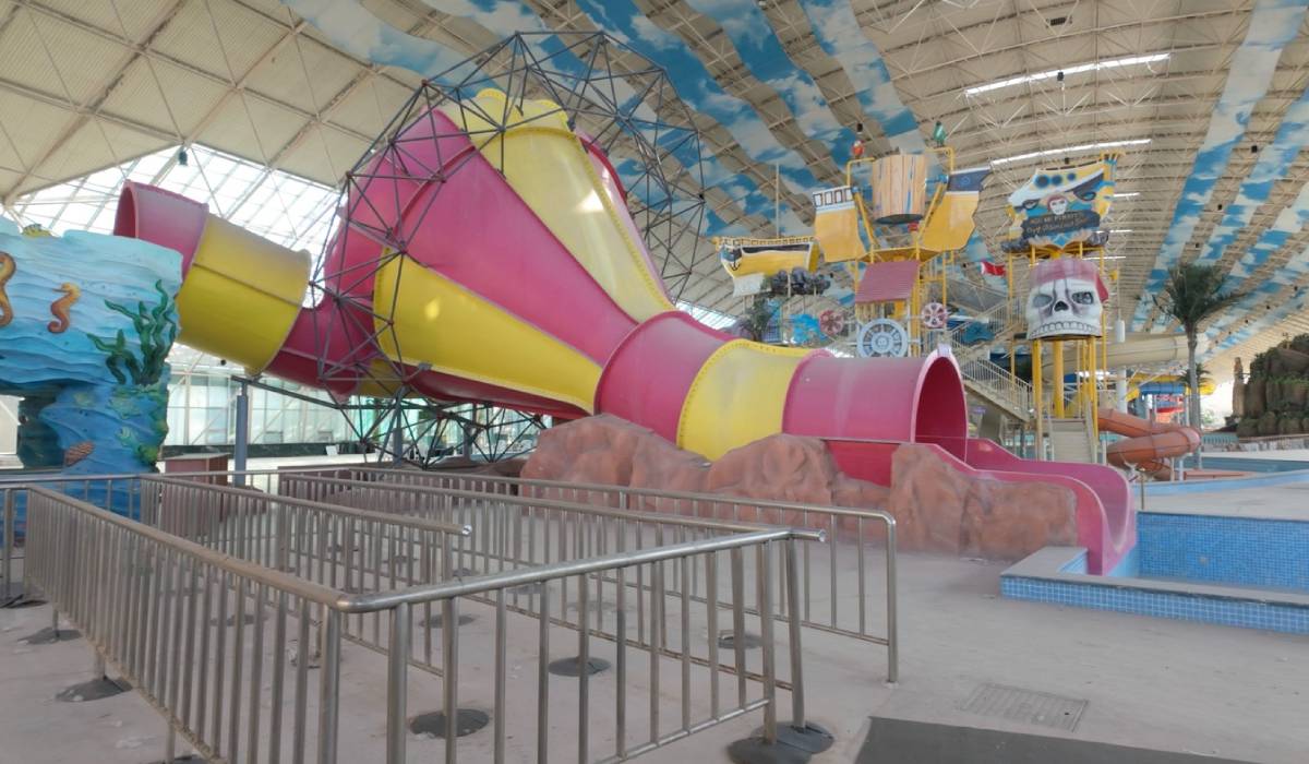 Cel mai mare parc acvatic din lume, un vis de 14 miliarde de dolari întins pe 12 kilometri pătrați,   ajuns o ruină | VIDEO