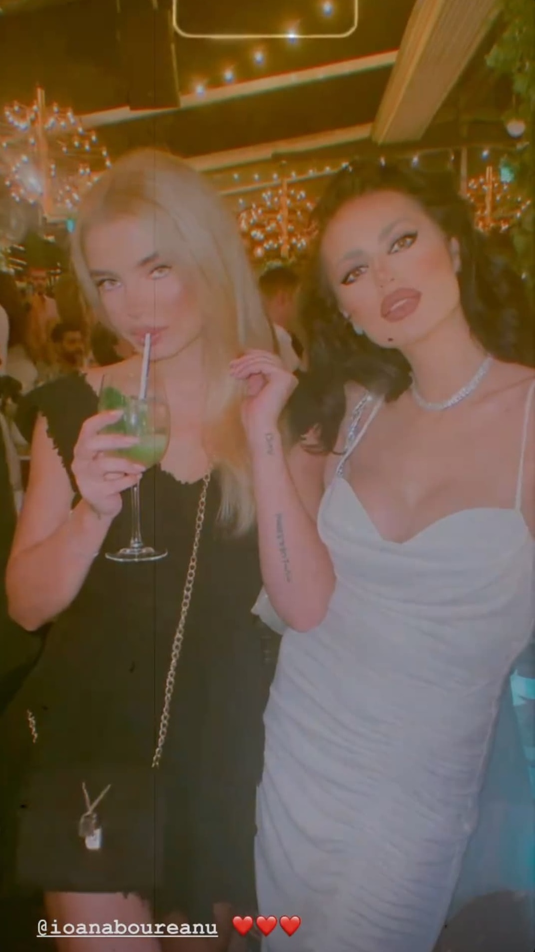Cum au apărut Cristina Belciu și fiica lui Cristi Boureanu împreună în club. Fotomodelul a cunoscut-o pe Ioana acum câteva luni