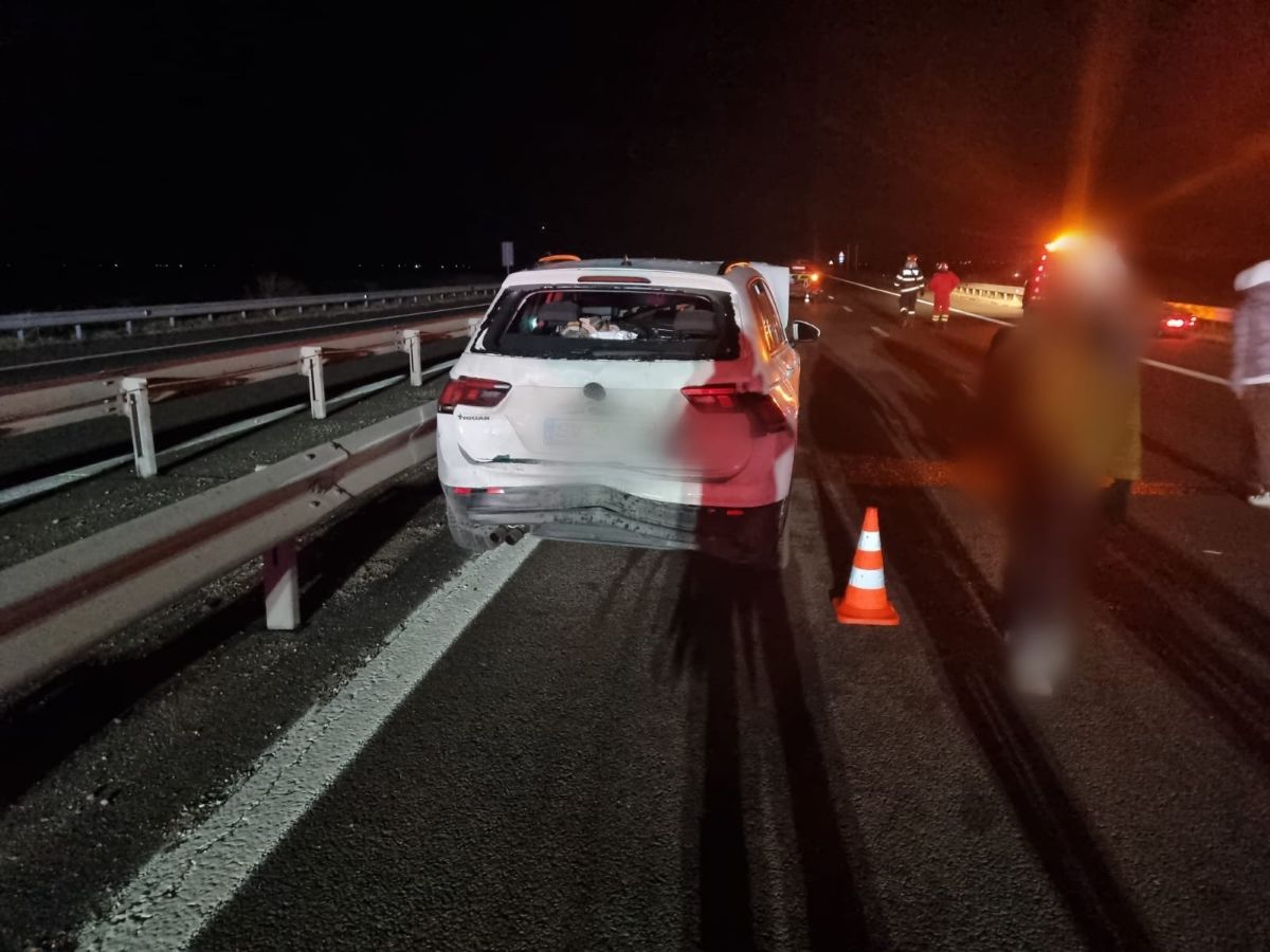 Accident pe autostrada A3 Ploiești-București, cinci mașini implicate