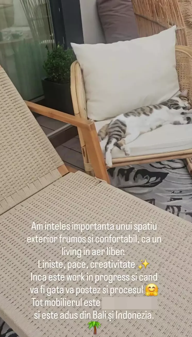 Cum arată curtea cu piscină a Lorei și a lui Ionuț Ghenu. Artista a decorat totul în stil balinez. „Absolut tot ce iese din mâinile lor este artă”