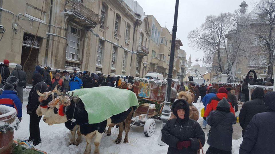 Cum s-a sărbătorit Boboteaza în țară. În Constanța nu s-a aruncat nimeni după cruce în apa sloi FOTO&VIDEO