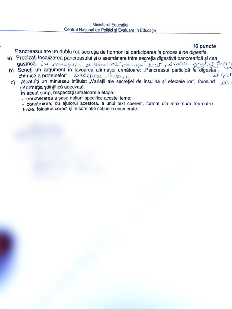 BAC biologie și anatomie 2023. Subiectele la Biologie au apărut