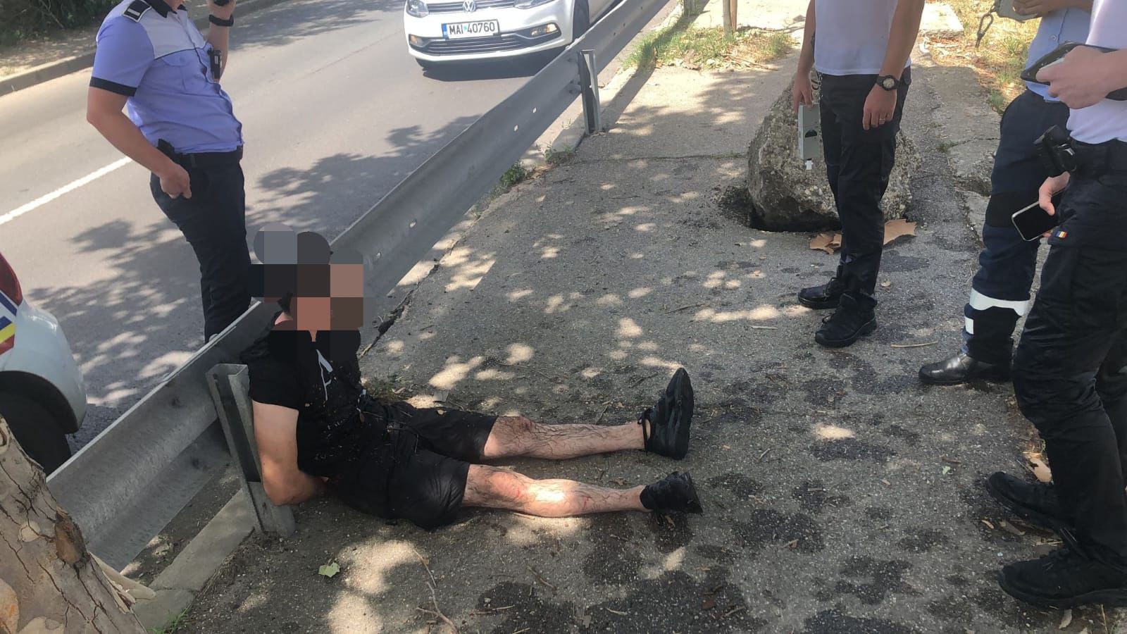 Un șofer băut, urmărit de polițiștii rutieri din București, a sărit în râul Dâmbovița. Ce alcoolemie avea
