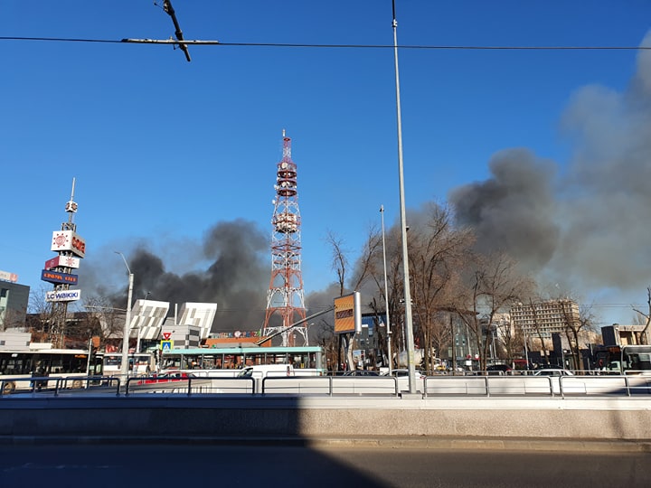 Incendiu puternic în Delta Văcărești. ISU București: Focul a fost provocat