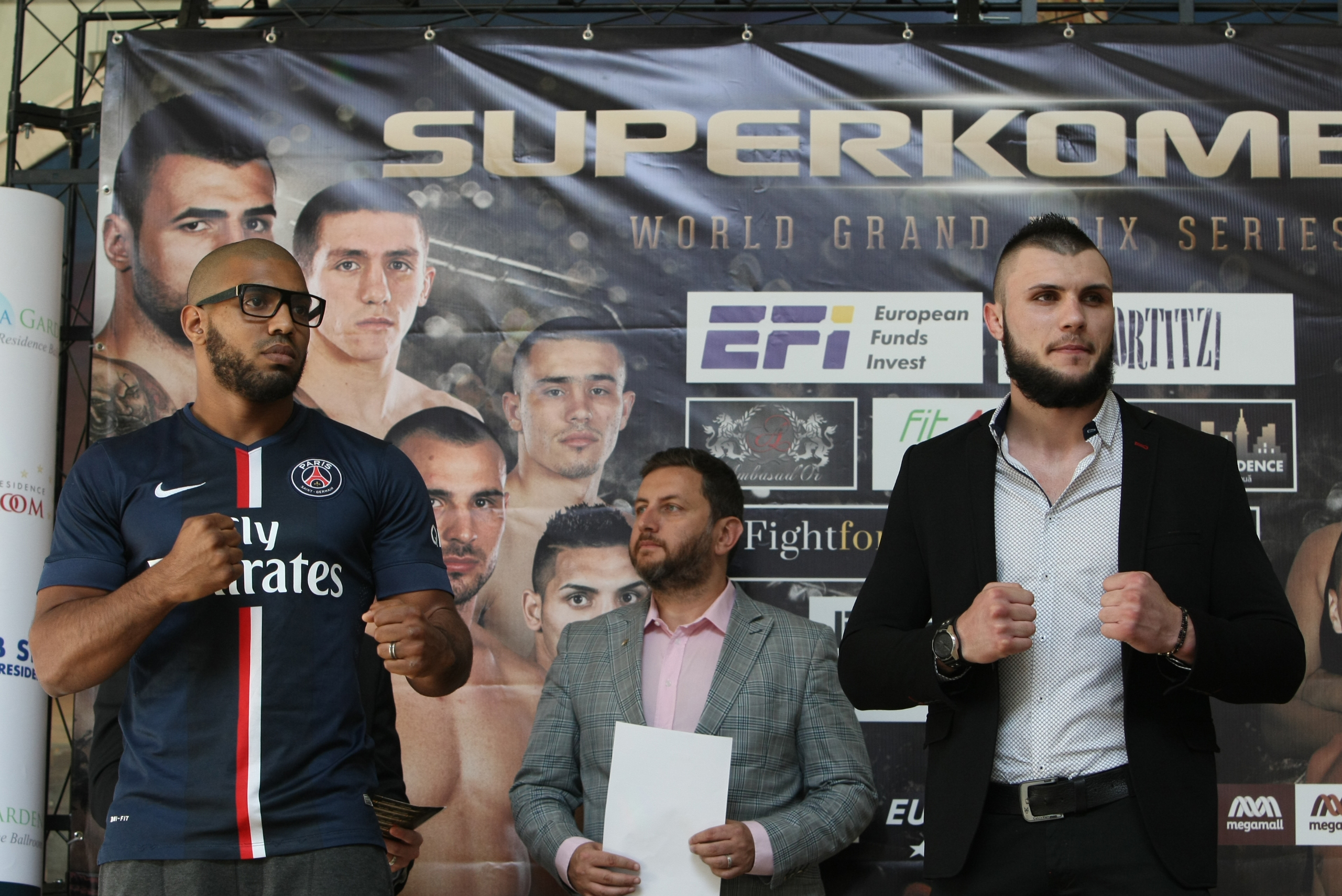 Luptătorii de la Superkombat București au trecut cu bine de proba cântarului oficial / GALERIE FOTO