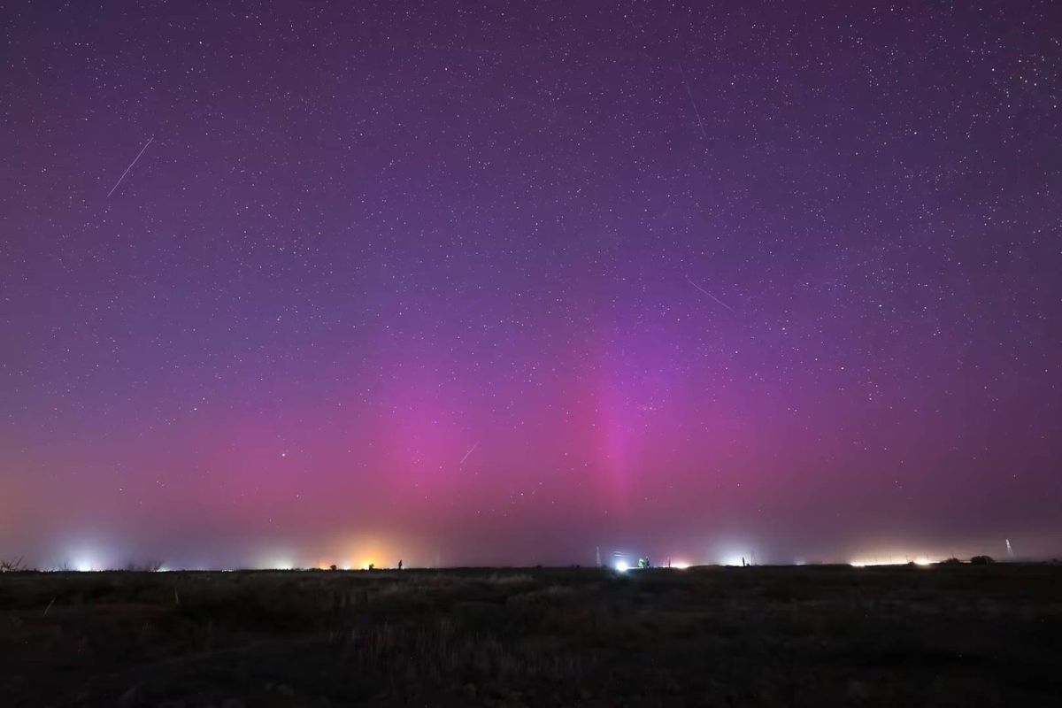 Încă o noapte cu auroră boreală în unele zone ale lumii. De unde a fost vizibil fenomenul spectaculos
