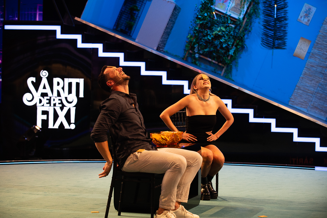 Ana Baniciu și Adrian Nartea fac spectacol la „Săriți de pe fix!”: „Te distrug psihologic”