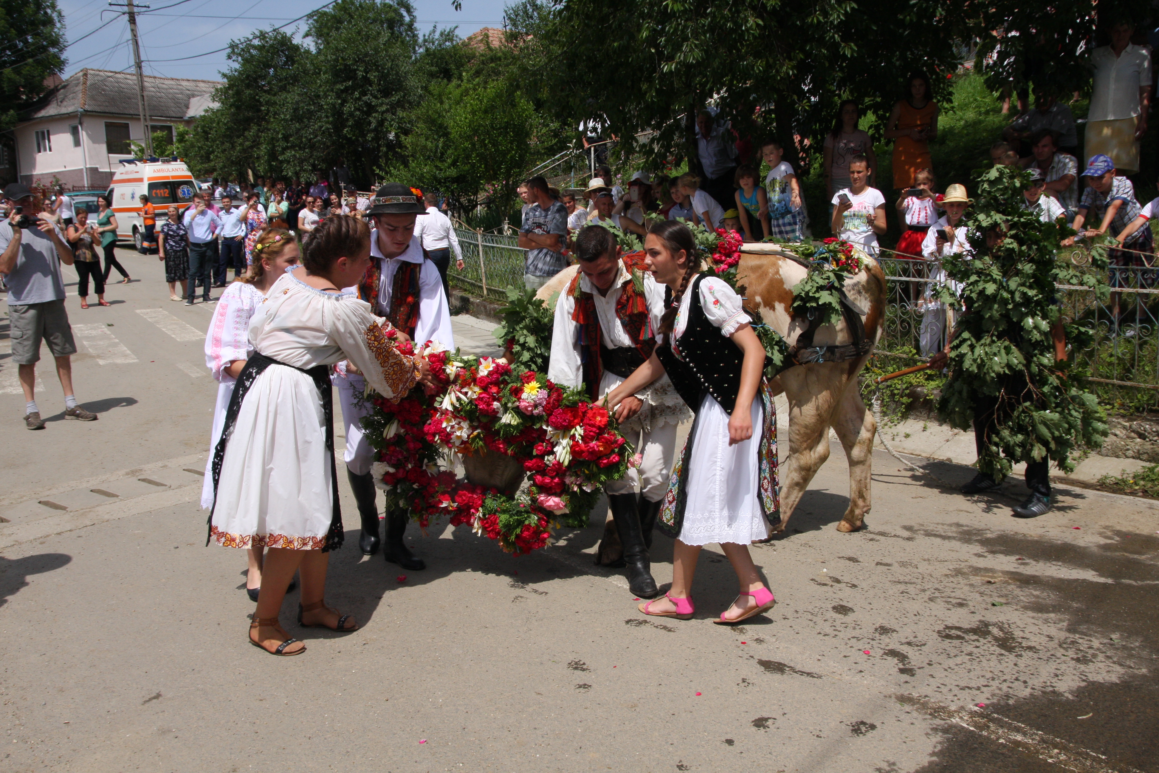 Val de nunţi la Figa după ce fetele au prins boul de Rusalii | GALERIE FOTO