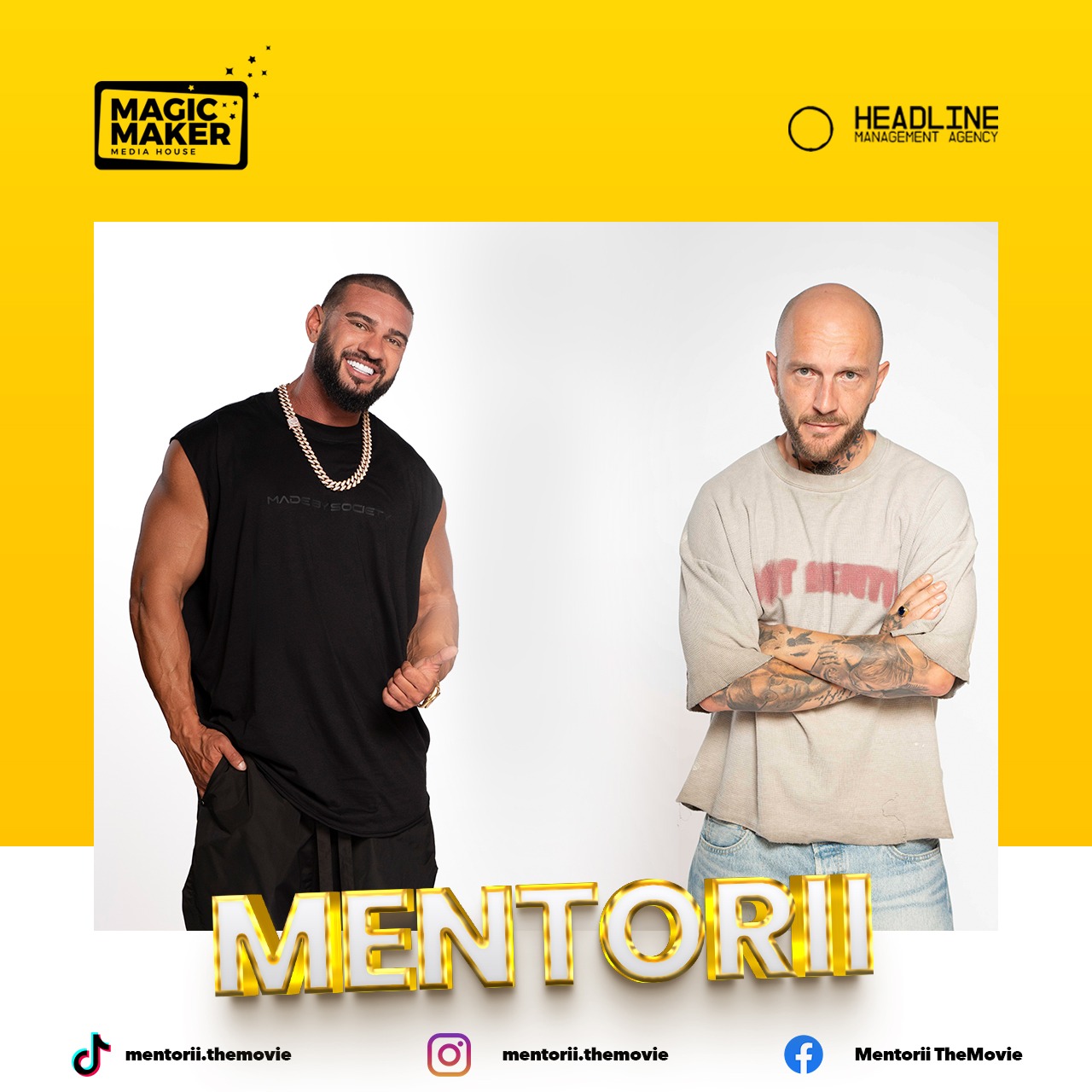 Dorian Popa, actor principal în comedia „Mentorii”, care va avea premiera în 2025. Ce rol va interpreta și comediantul Cătălin Bordea