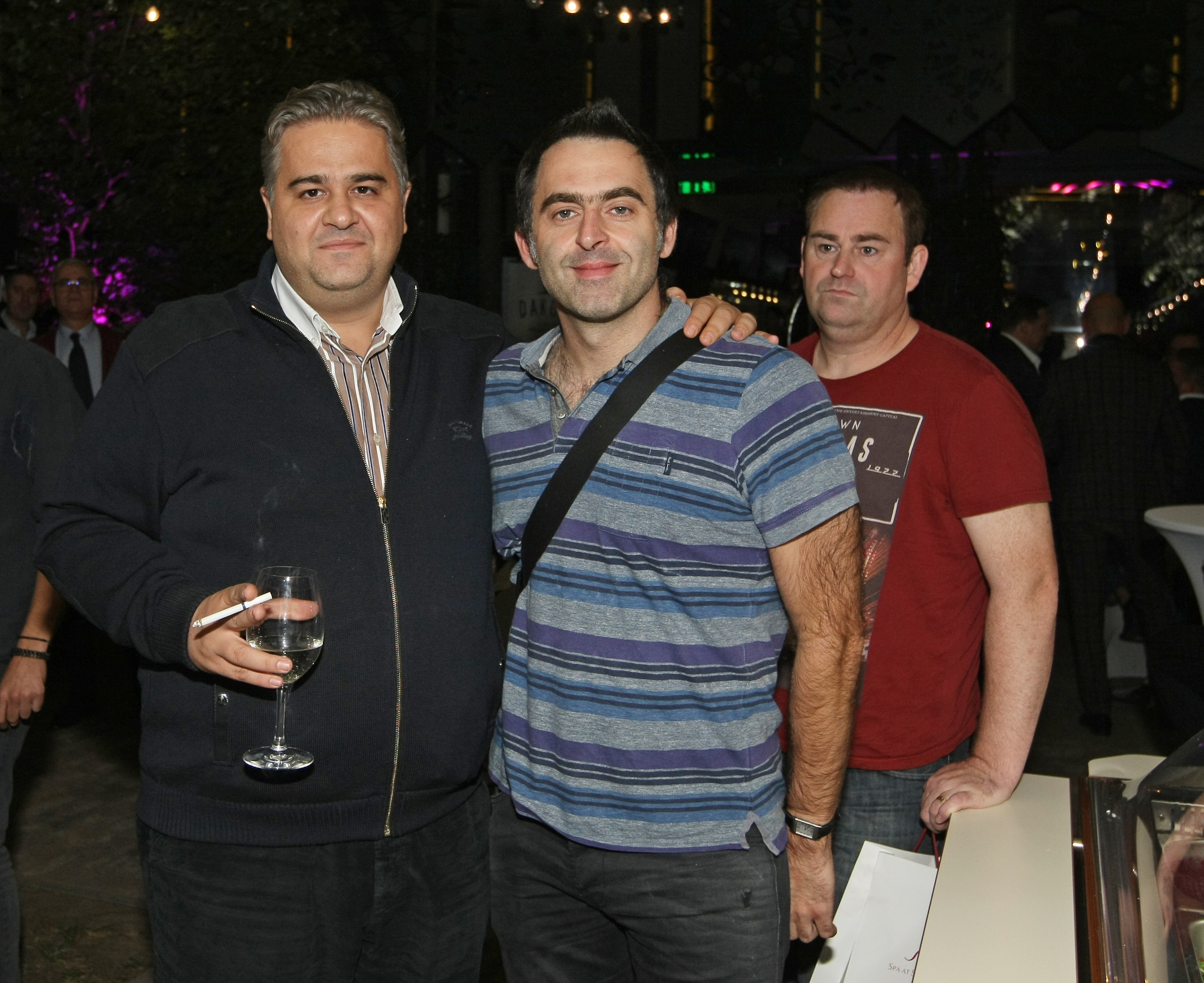 Marius Copil și Ciprian Marica au venit să-l aplaude pe Ronnie O’Sullivan / GALERIE FOTO