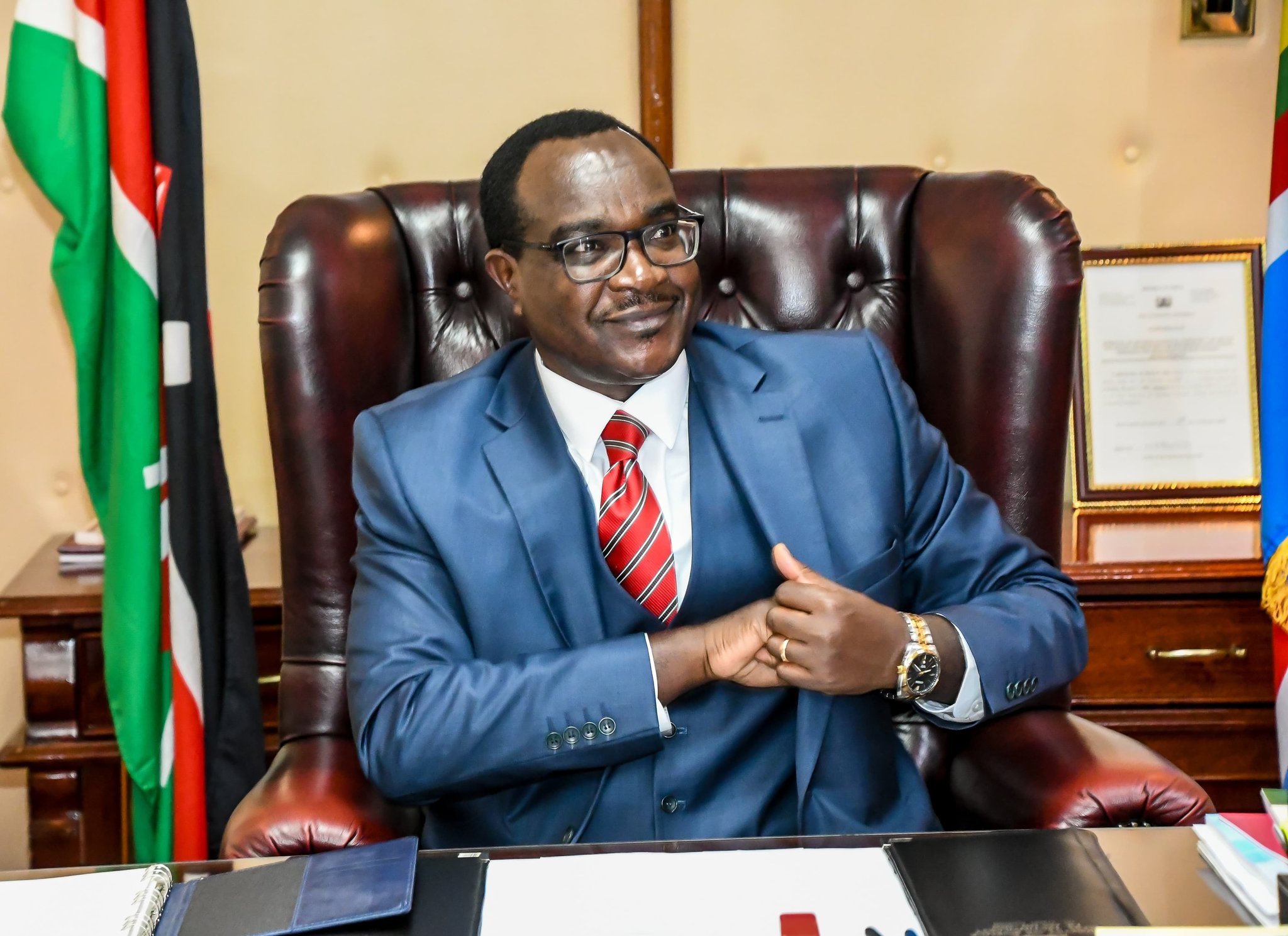 Cabinet Secretary for Education Julius Migos Ogamba