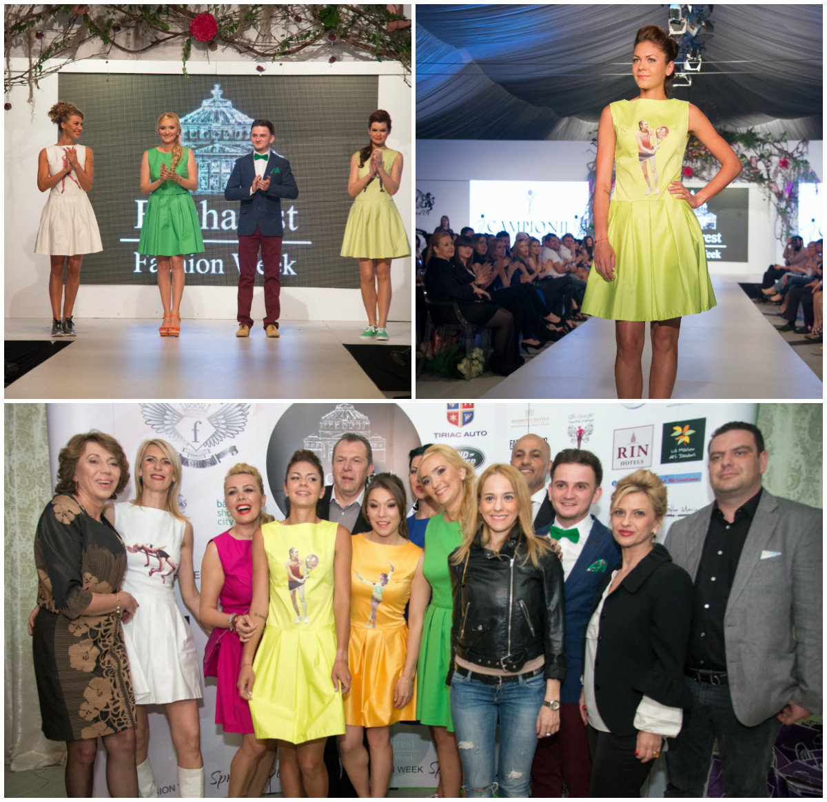 "Campionii" Adelei Diaconu s-au bucurat de succes la Bucharest Fashion Week. ^Cine este sportiva declarată cea mai frumoasă prezență a colecției