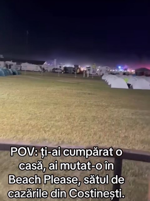 Imagini cu casa mobilă a lui Codin Maticiuc de la „Beach, please!” 2025. Cât l-a costat să locuiască în mijlocul festivalului din Costinești