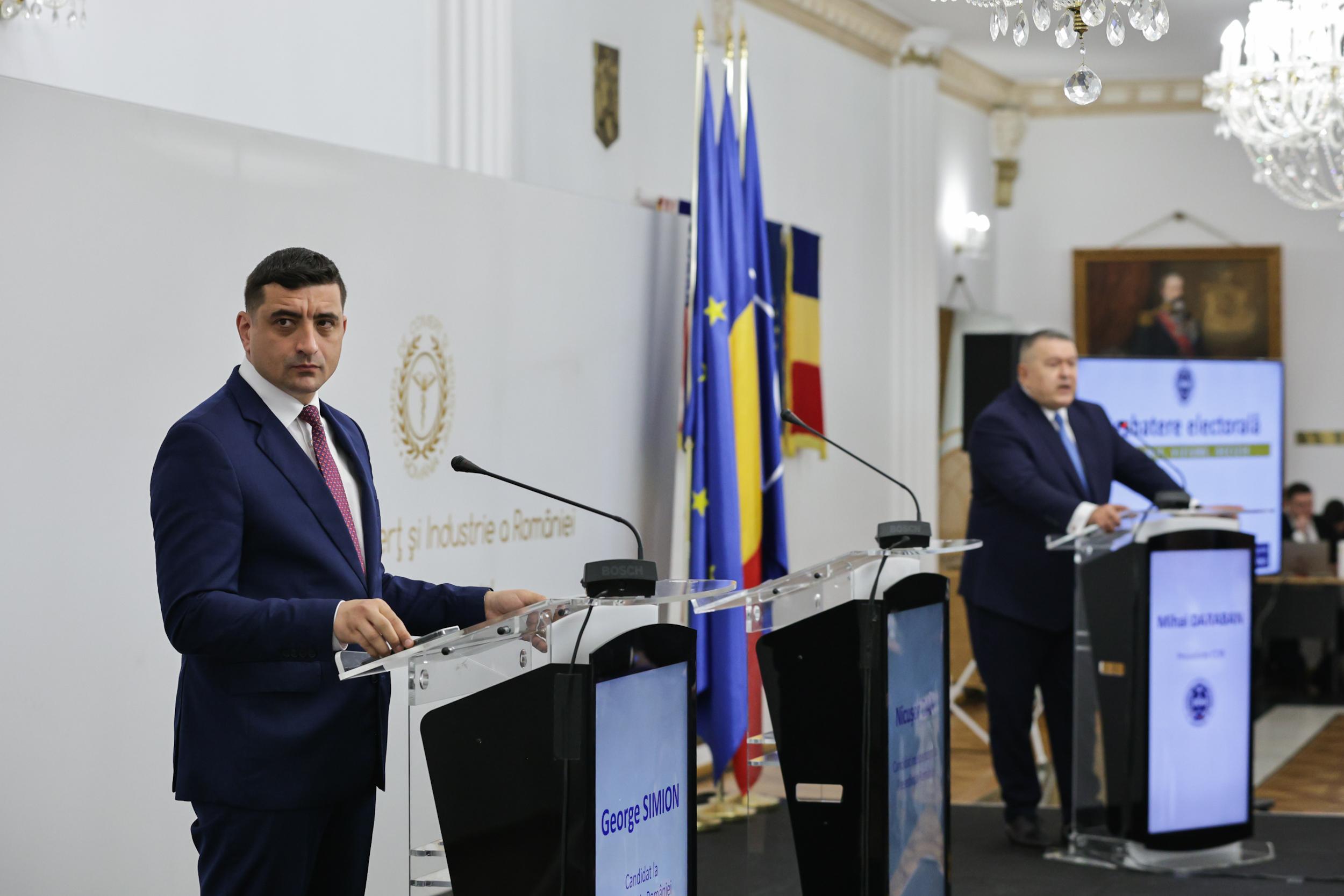 Cultul personalității la George Simion: de la „armata” care-l păzește de jurnaliști la autopromovarea insistentă a întâlnirilor cu lideri europeni REPORTAJ