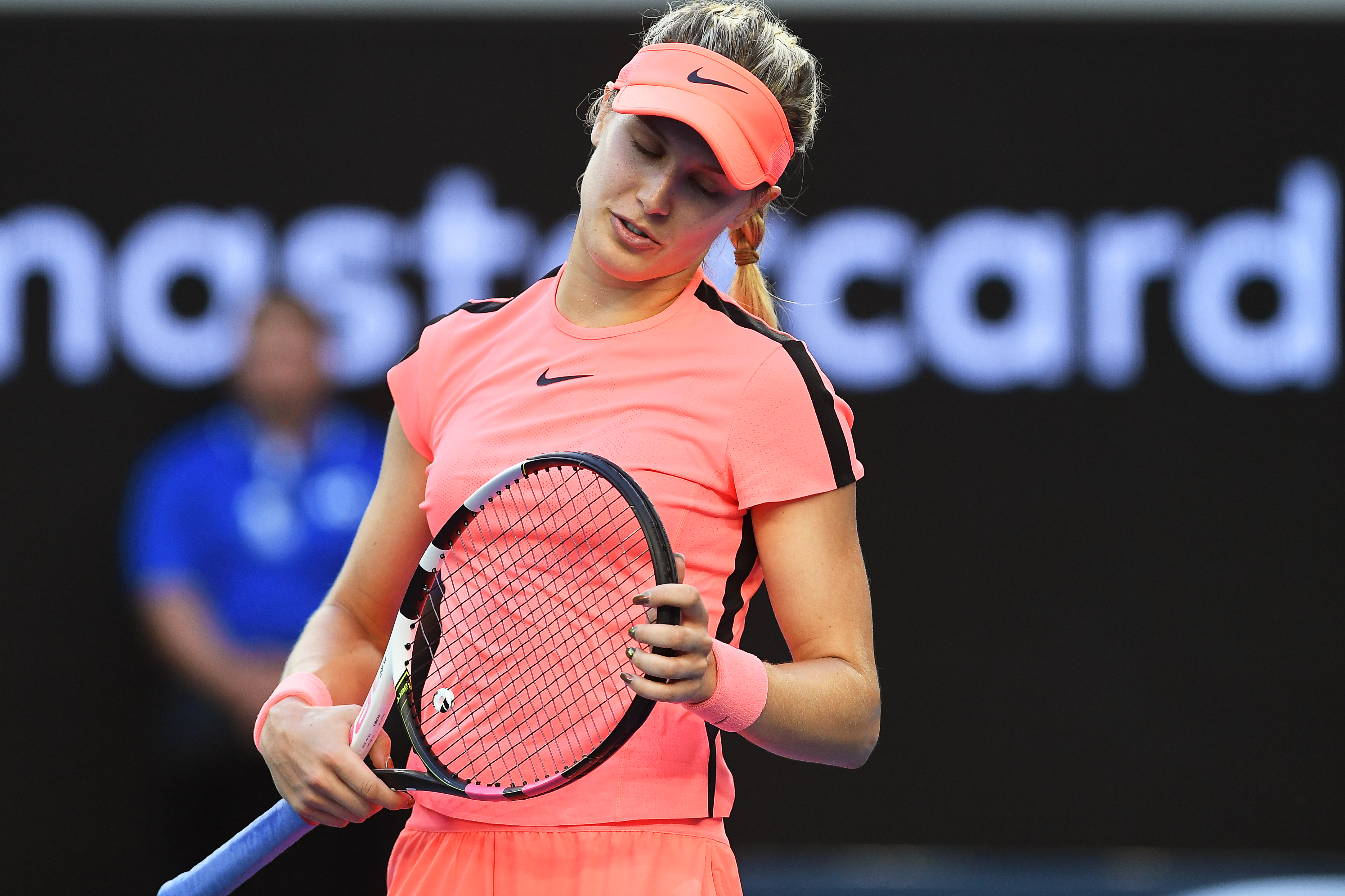 Ultima ispravă a jucătoarei de tenis Eugenie Bouchard. A pierdut în calificări la Miami / GALERIE FOTO