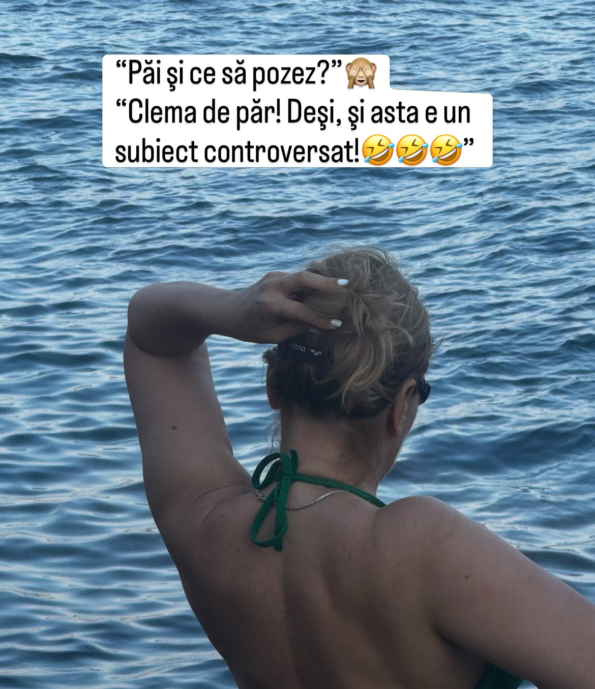 Imagini noi cu Andreea Esca în costum de baie. Ce i-a cerut soțului ei înainte să o fotografieze