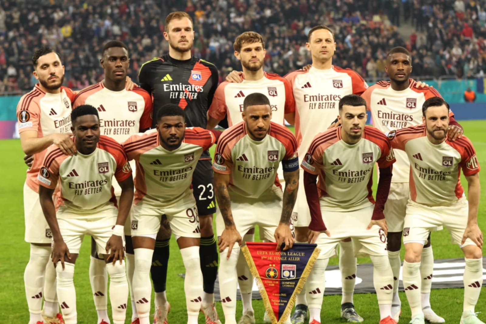 FCSB a fost învinsă de Lyon în meciul tur din „optimile” Europa League