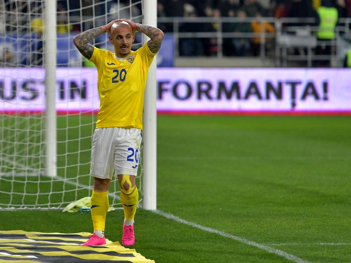 Edi Iordănescu, debut cu înfrângere pe banca naţionalei. România-Grecia 0-1, într-un meci amical