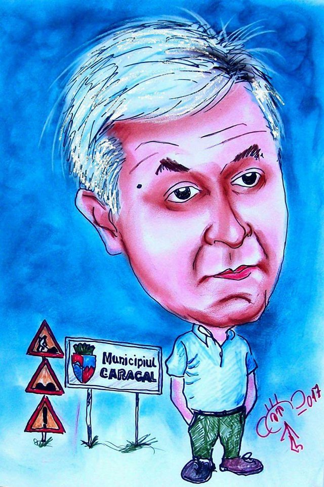 VIDEO/”Caricaturistul vedetelor” desenează contra-cost la petreceri. Face 50 de euro în trei minute!
