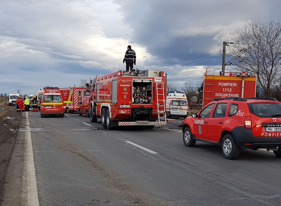 FOTO&VIDEO/ Patru oameni, morți într-un grav accident în Hărman, județul Brașov. Un copil, printre victime