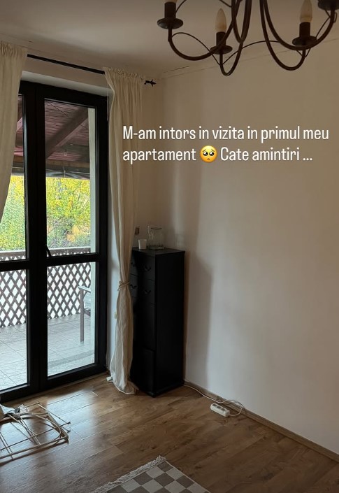 Cum arată primul apartament în care Laura Cosoi a locuit cu Cosmin Curticăpean. Actrița Ada Galeș se mutase în locul lor