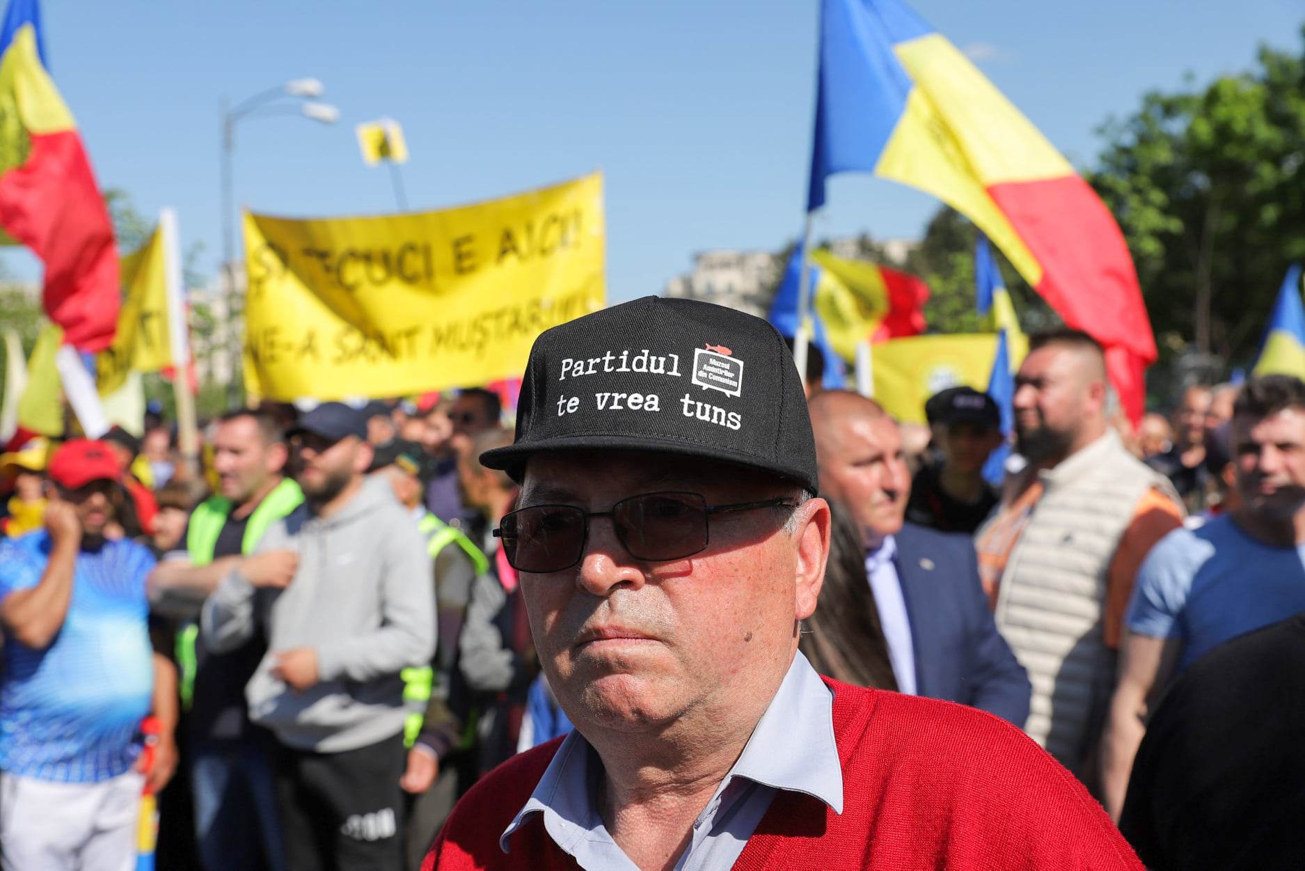 REPORTAJ. Protest AUR în București. Ce s-a strigat și cum s-a derulat manifestația