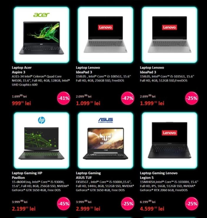 Reduceri eMAG de Black Friday 2020 au început. Vezi care sunt cele mai bune oferte din catalogul eMAG