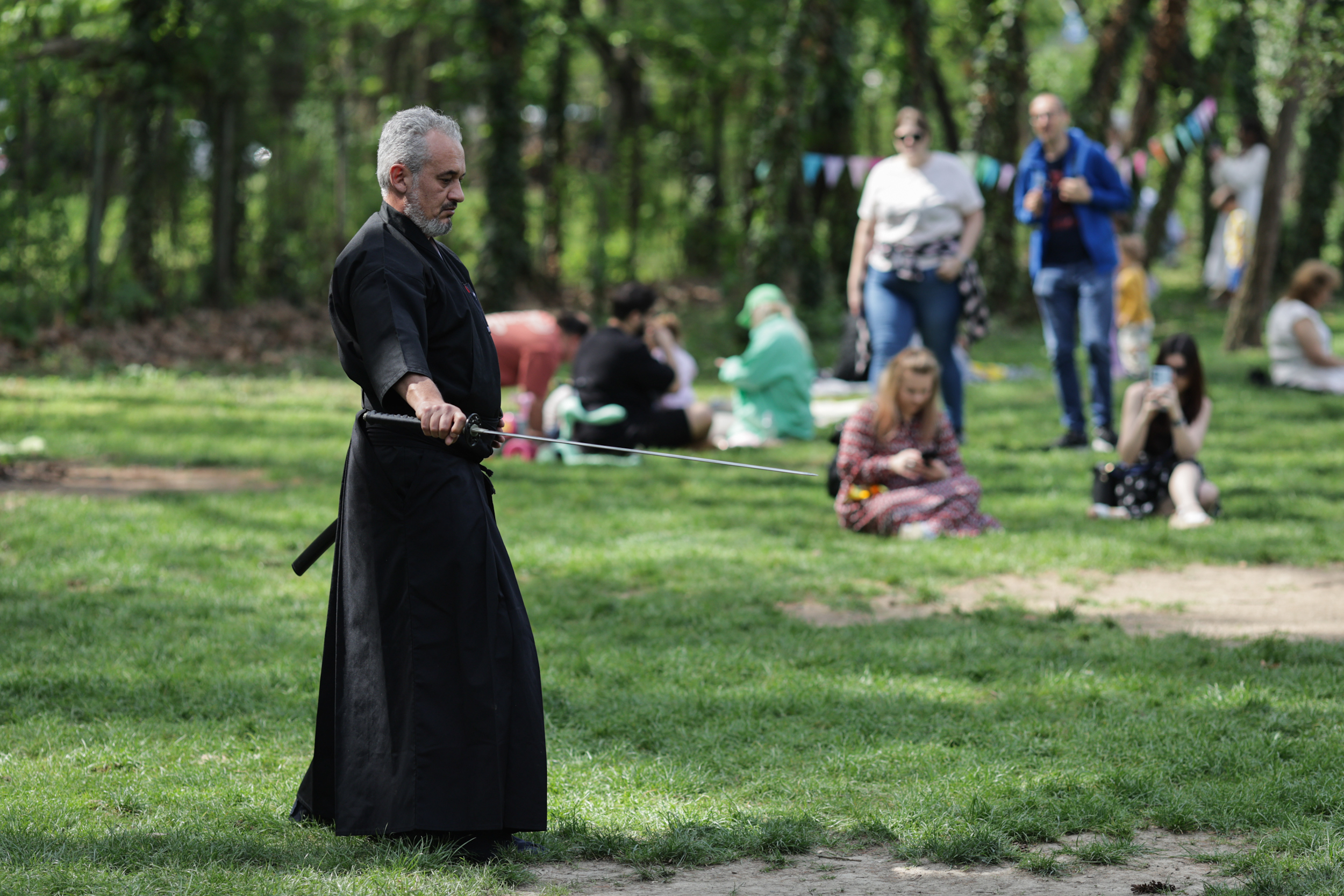 FOTO. Au înflorit cireșii în Grădina Japoneză din Parcul Herăstrău. Sute de persoane au asistat la „Festivalul Florilor de Cireș”