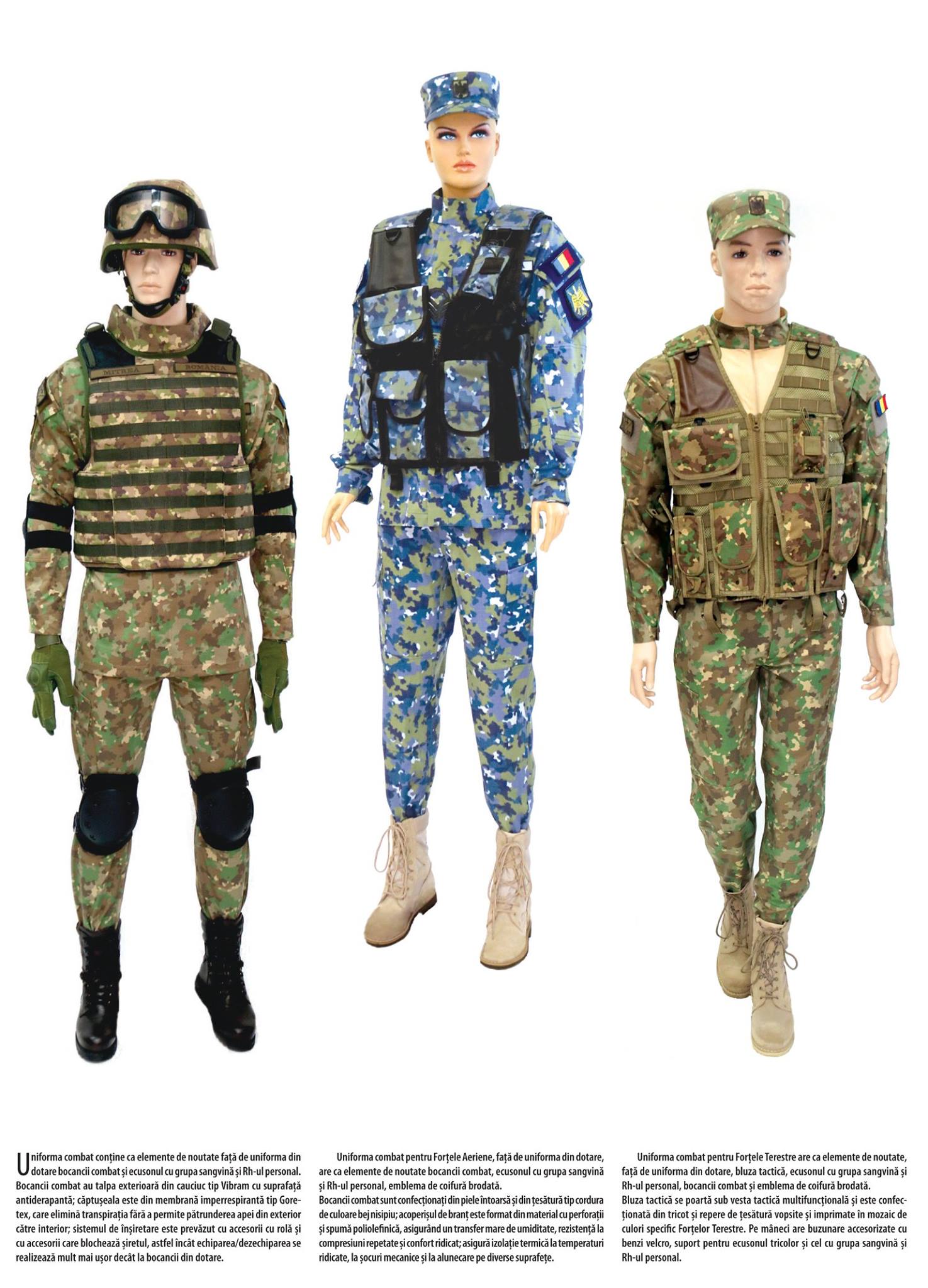 Cum arată noile uniforme ale Armatei Române