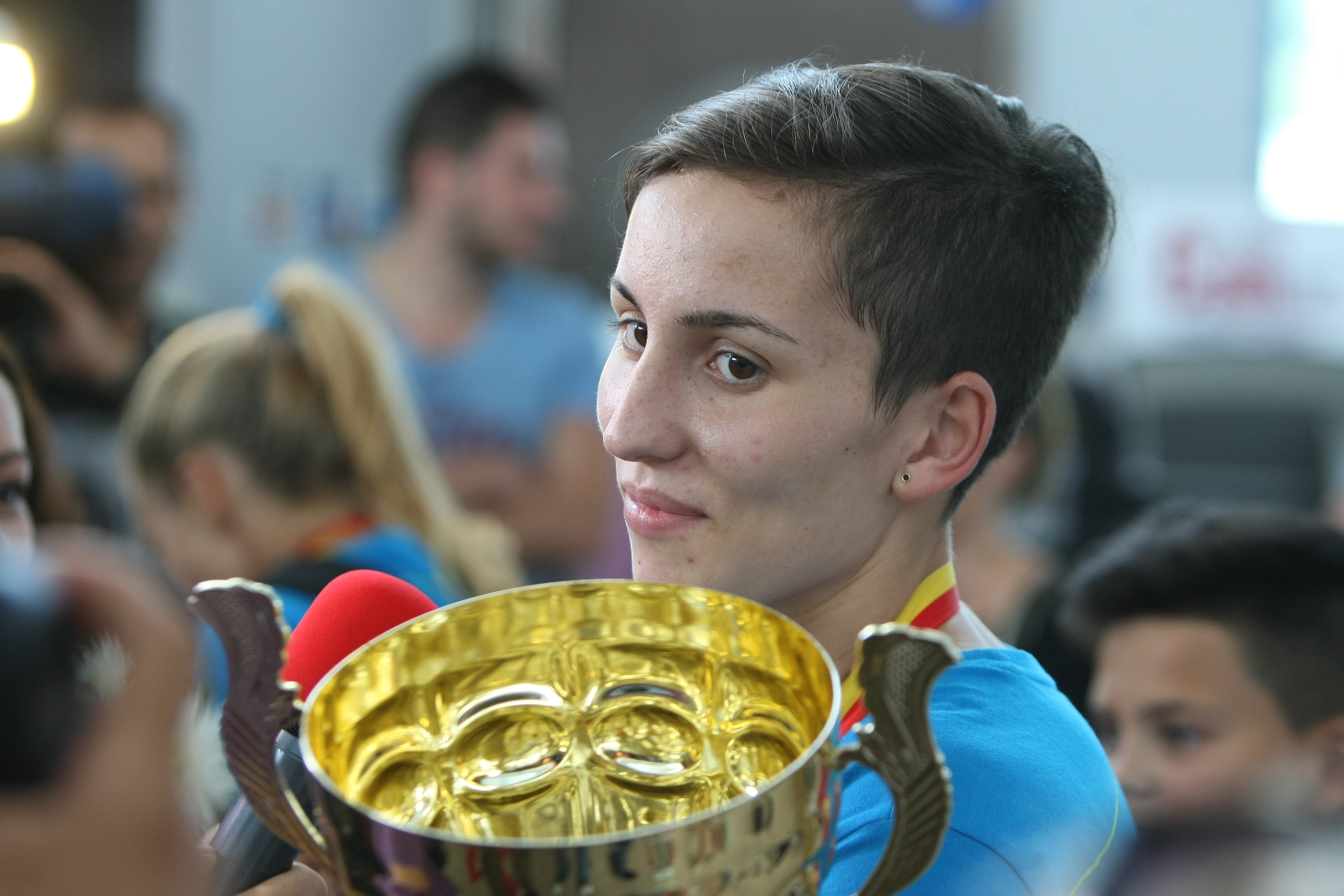 GALERIE FOTO / Campioanele mondiale au adus Cupa acasă  