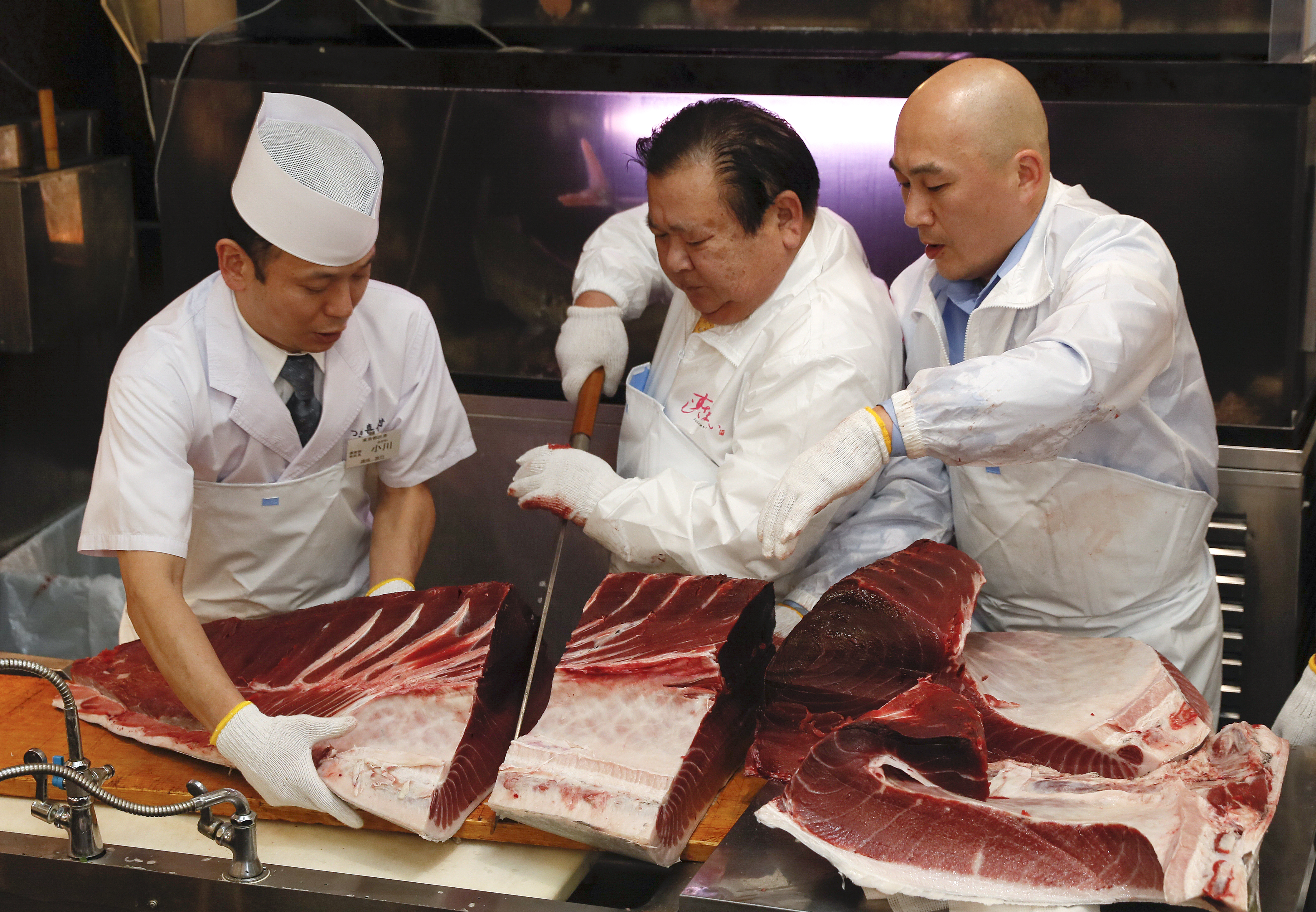 Un ton uriaș a fost cumpărat în Japonia. Prețul colosal, plătit de un magnat pentru peștele de aproape 300 de kilograme / FOTO&VIDEO