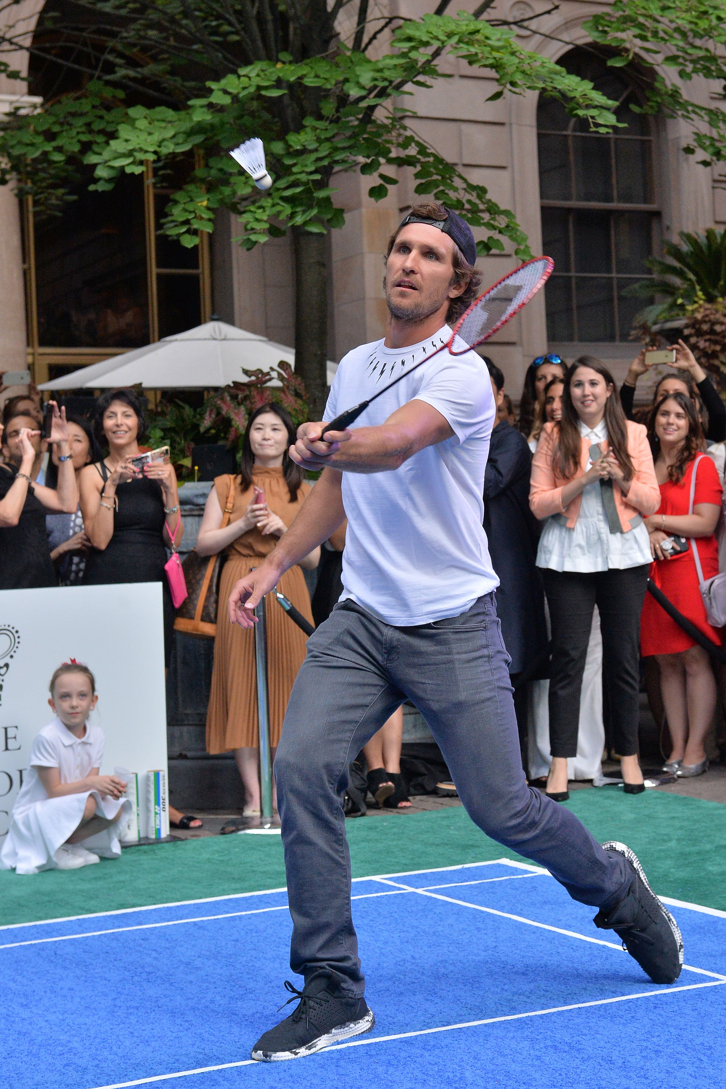 Serena Williams l-a învins pe Nadal într-o partidă de badminton / GALERIE FOTO