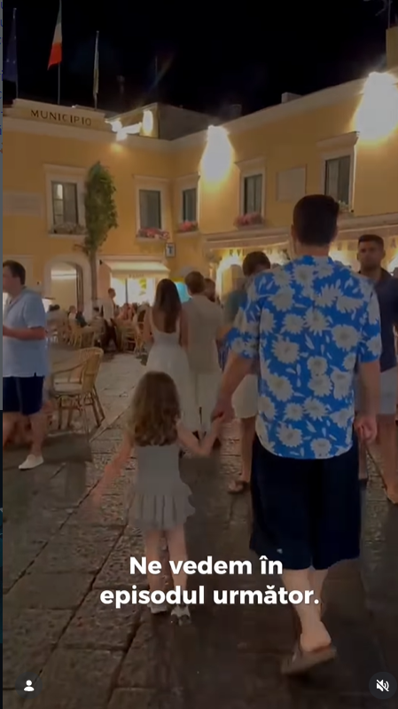 Imagini cu Smiley, Gina Pistol și fiica lor, în Italia. Cum au apărut cei trei pe străzile din Napoli