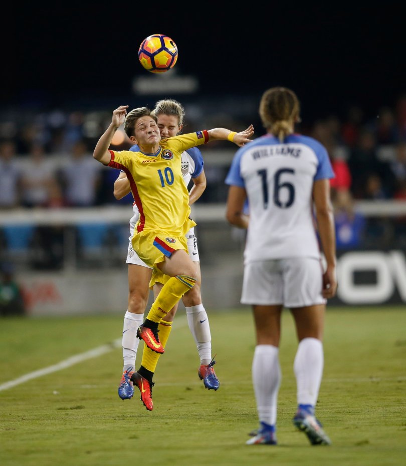 Fotbal feminin. Campioana mondială SUA a distrus România, în amicalul de lux de la San Jose | VIDEO