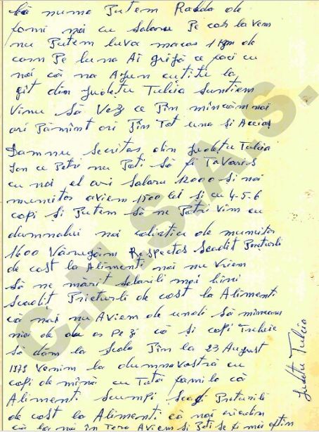 Misiunea unității speciale „S” din cadrul Securității: identificarea autorilor de „înscrisuri dușmănoase”. Mesaj către Nicolae Ceaușescu: „Ne-a ajuns cuțitul la gât”. 