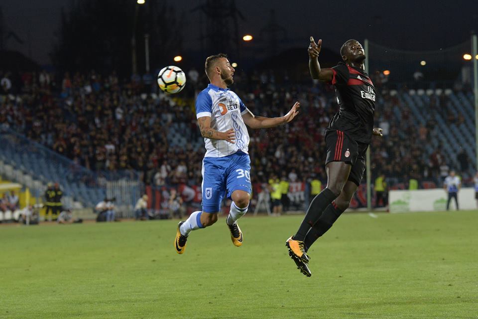 LIVETEXT. CSU Craiova - AC Milan, Liga Europa, turul 3 preliminar. 0-1 la Severin. Oltenii au pierdut italienește. ”Diavolii”, posesie 66,6% / GALERIE FOTO&VIDEO