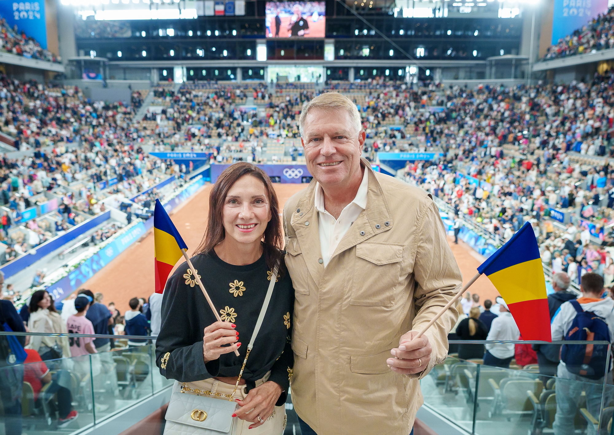 JO 2024. Klaus Iohannis și Carmen Iohannis au asistat la două dintre meciurile sportivilor români 