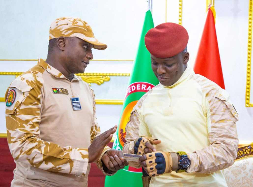 Burkina Faso’s Traoré becomes first AES leader to receive new regional identity card
