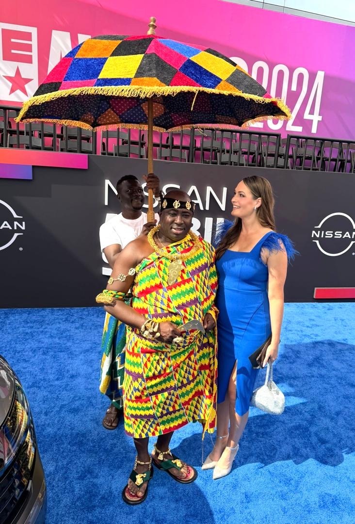 Nana Brogya Sarpong showcases Ghana's rich culture at 2024 BET red carpet