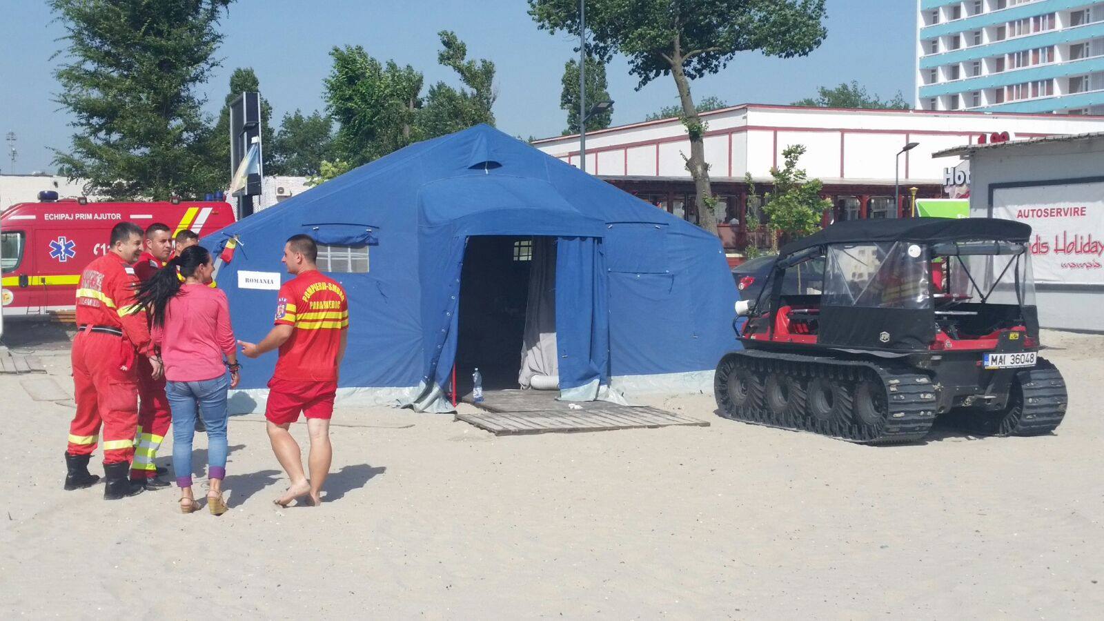 Stațiunile în care medicii SMURD acordă primul ajutor pe litoral