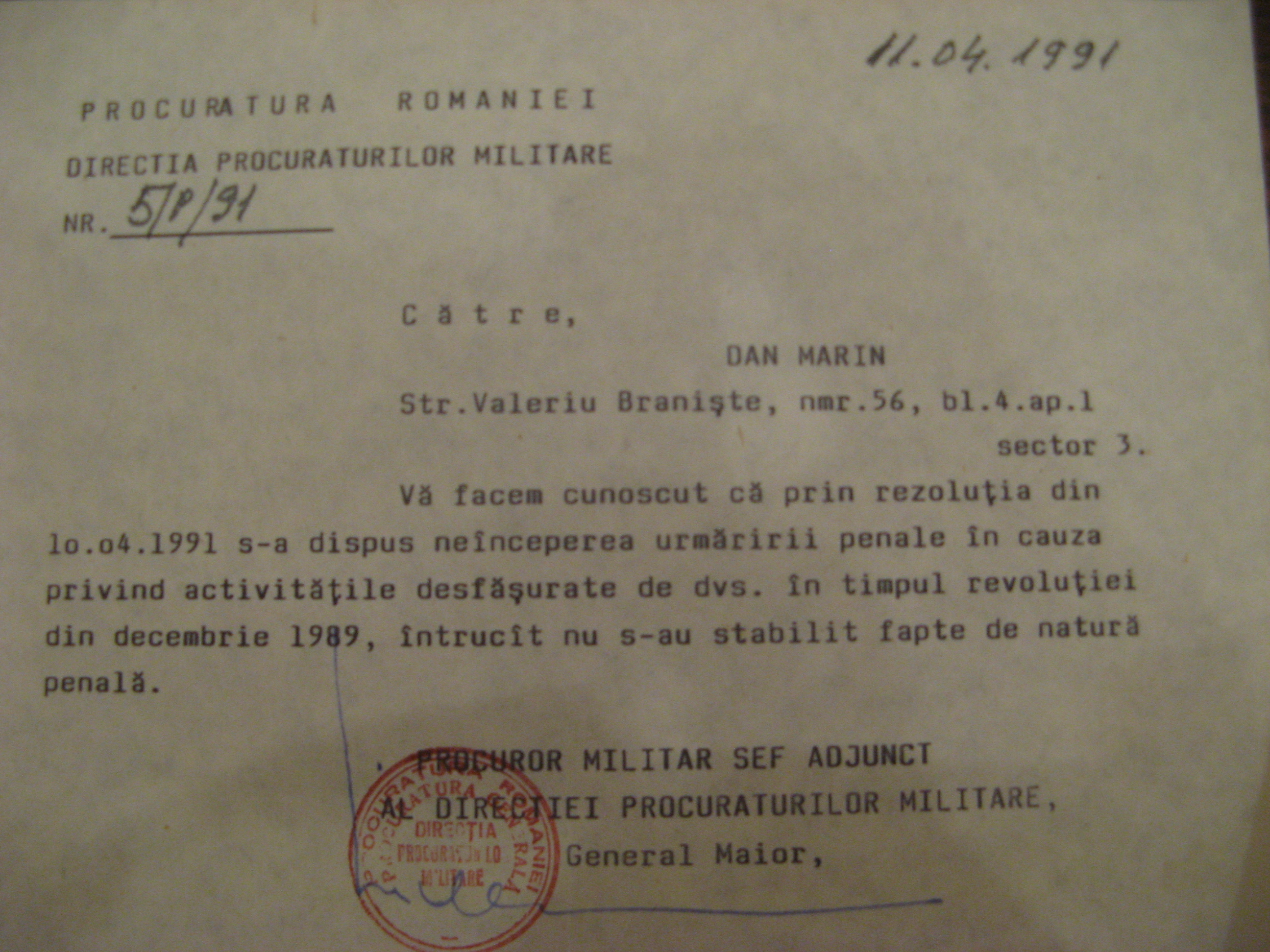 REVOLUŢIA ROMÂNĂ / Mărturia singurului ”terorist” arătat la TVR! 