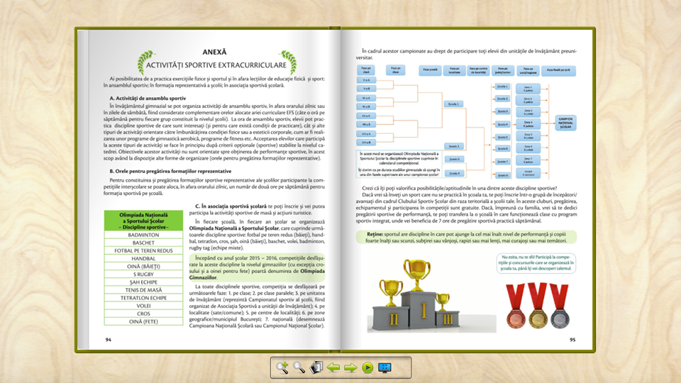 Cum arată și ce conține celebrul manual de educație fizică și sport pentru clasa a V-a
