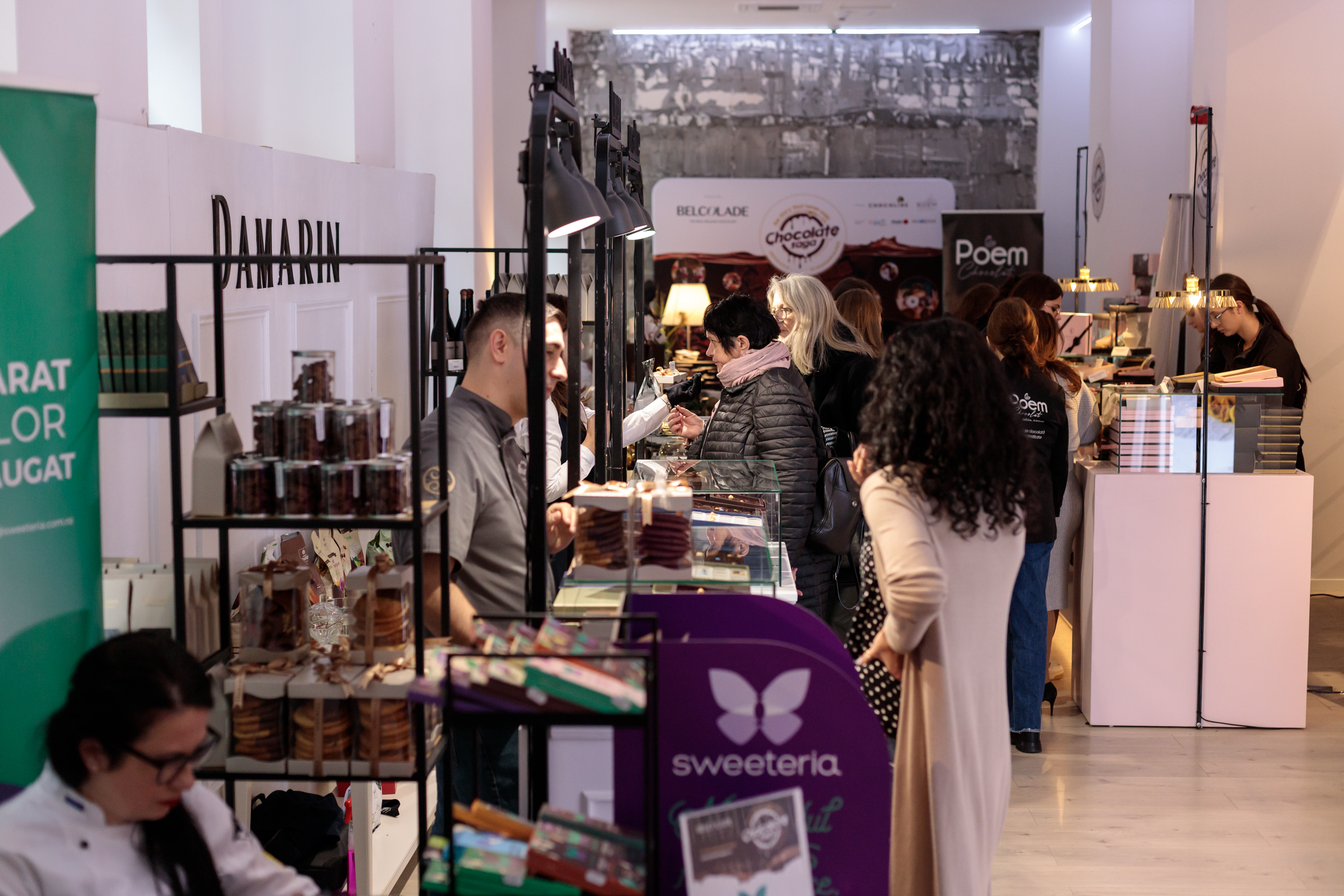 FOTOREPORTAJ. Incursiune printre sute de delicatese. Cum e la Chocolate Saga, ediția de Crăciun a celui mai mare festival de ciocolată din România