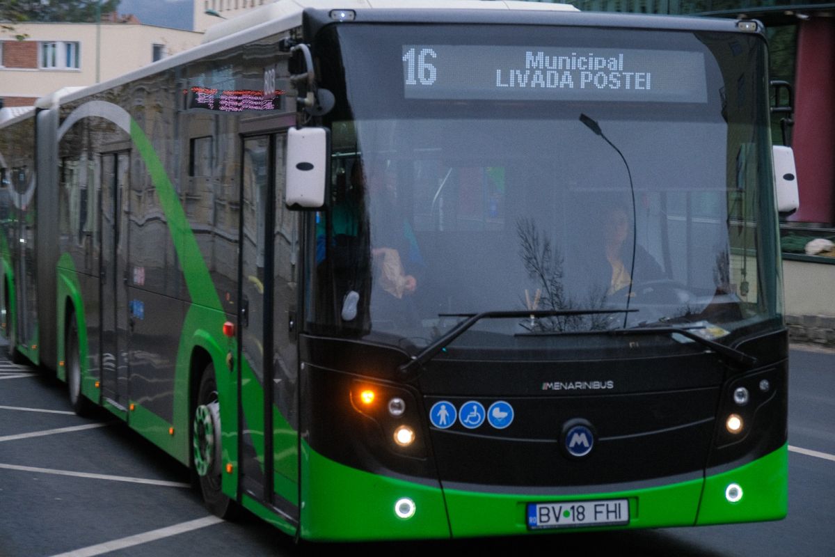 Schimbări la transportul în comun din Brașov. Linia 16 își prelungește traseul